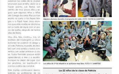 Los niños de Escuelas Pías juegan a ser periodistas